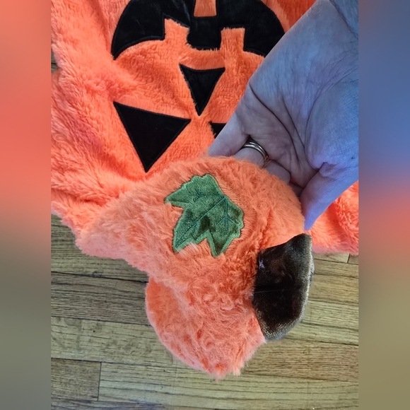 Spirit halloween Unisex Pumpkin Bunting Halloween Costume One Piece 0-6 Months - Picture 5 of 8
